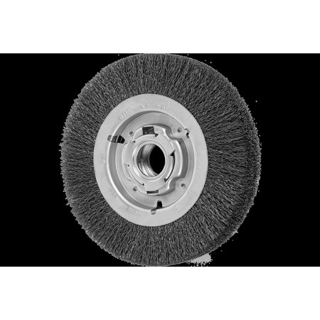 PFERD 8" Crimped Wire Wheel - Wide Face - .014 CS Wire, 2" Keyed A.H. 81248